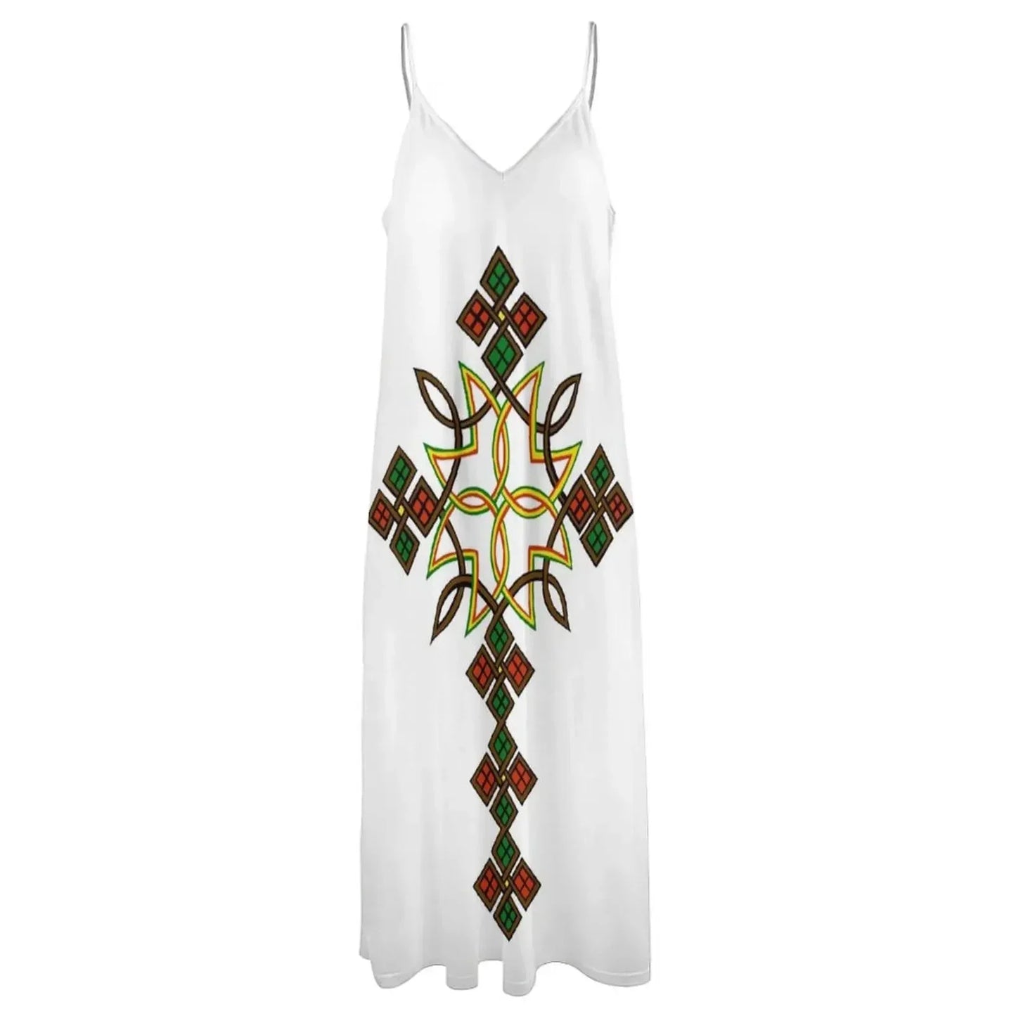 Habesha Cross Sleeveless Dress